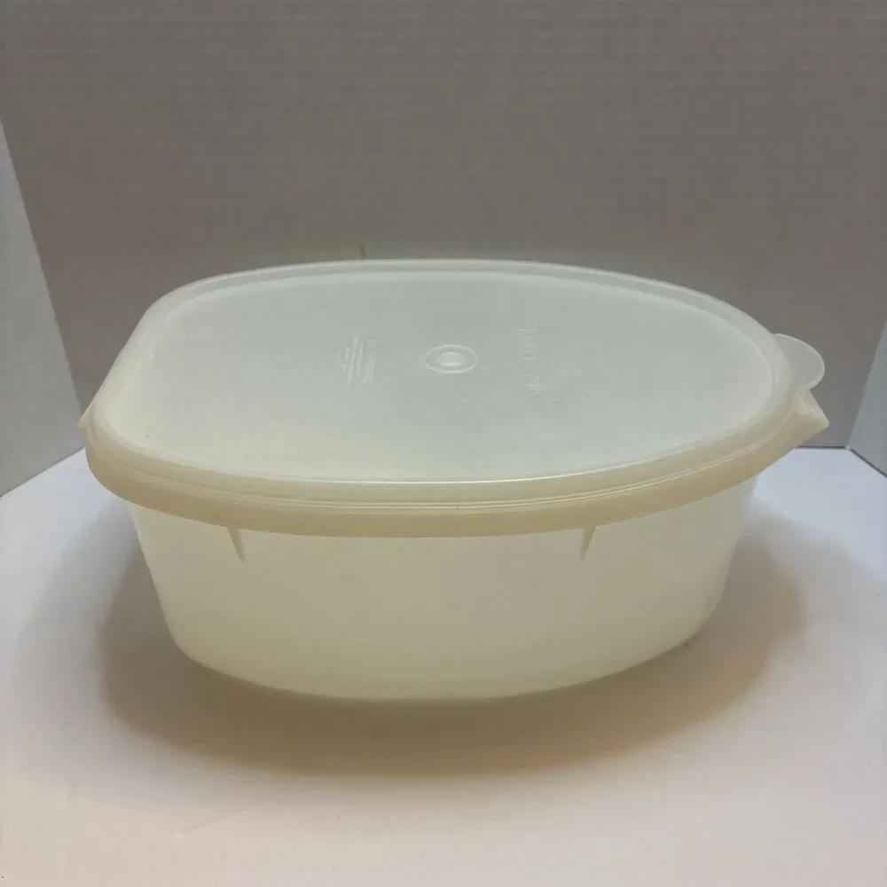Vintage Tupperware Roast Flavor Saver Ham Turkey Container 3 Pieces